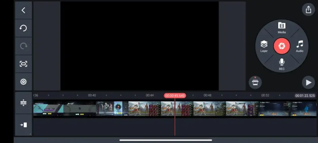 user friendly Interface kinemaster